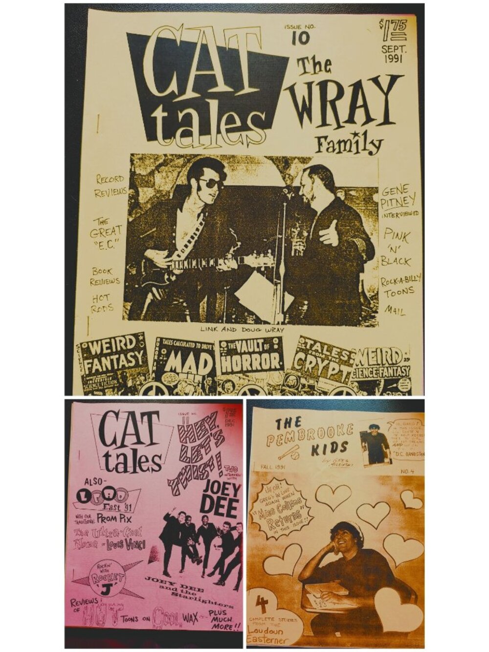 Cat Tales Fanzine Issues 10 & 11 The Pembroke Kids Issue 4 Rockabilly Comics